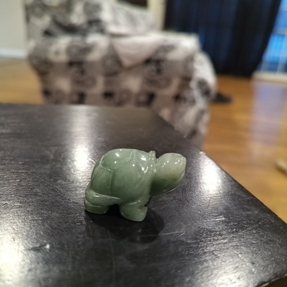 Turtle Green Aventurine Crystal (1) - Picture 4 of 8
